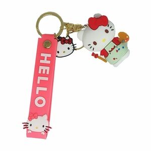 NWOT Hello Kitty 3D Keychain - Painter